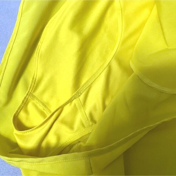 JoyLab Womens Yellow Athletic Running Shorts W/ Built-In Liner & Elastic Waistba - Picture 5 of 7